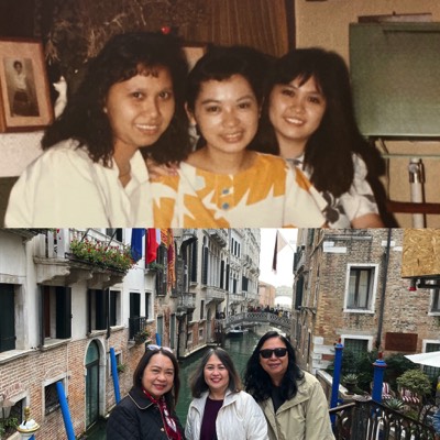 Friends - before and after