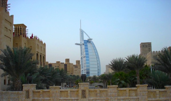 Madinat Jumeirah Resort and Burj Al Arab Hotel in Dubai